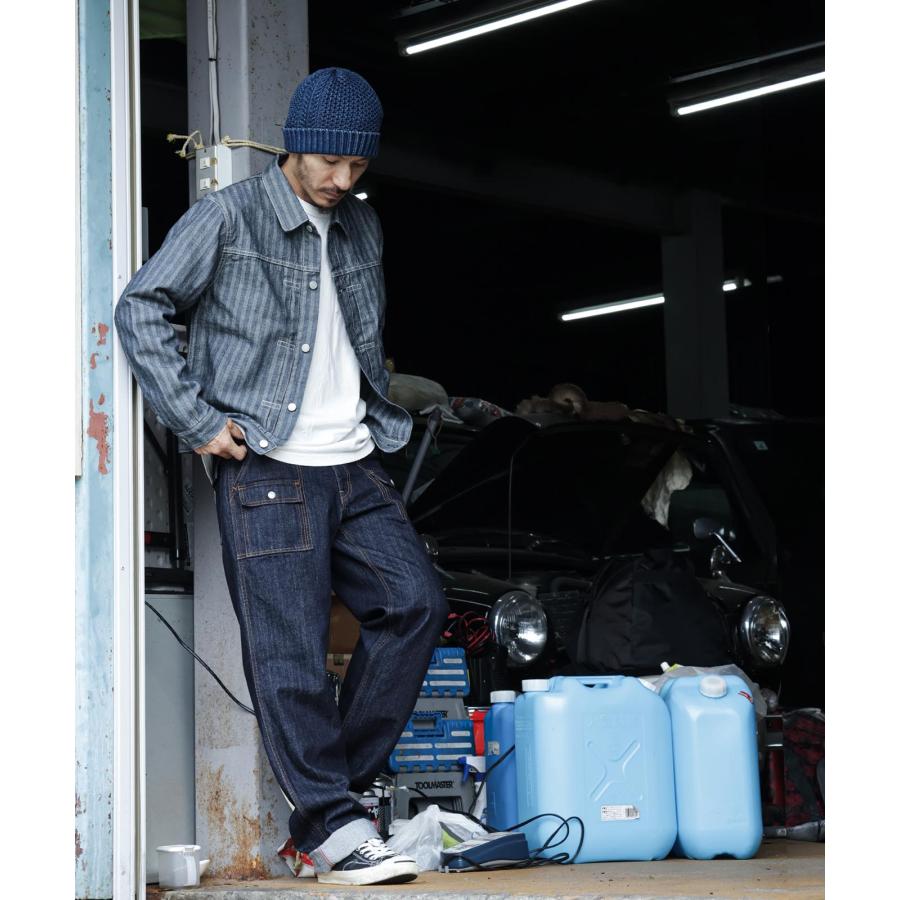 児島ジーンズ 公式通販 デニム ブッシュパンツ kojimagenes 日本製 メンズ 岡山デニム 岡山ジーンズ ボトムス ワンウォッシュ 国産 INDIGO RNB1404 | 児島ジーンズ | 05