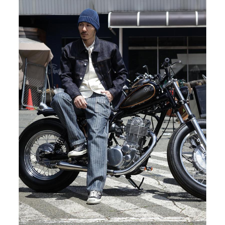 児島ジーンズ 公式通販 ヘリンボーン ブッシュパンツ kojimagenes 日本製 メンズ 岡山デニム 岡山ジーンズ ボトムス ワンウォッシュ 国産 INDIGO RNB1404H | 児島ジーンズ | 04