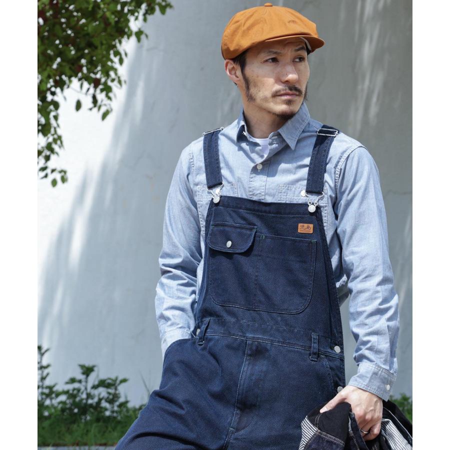 児島ジーンズ 公式通販 刺し子 オーバーオール kojimagenes RNB-1405 | 児島ジーンズ | 14