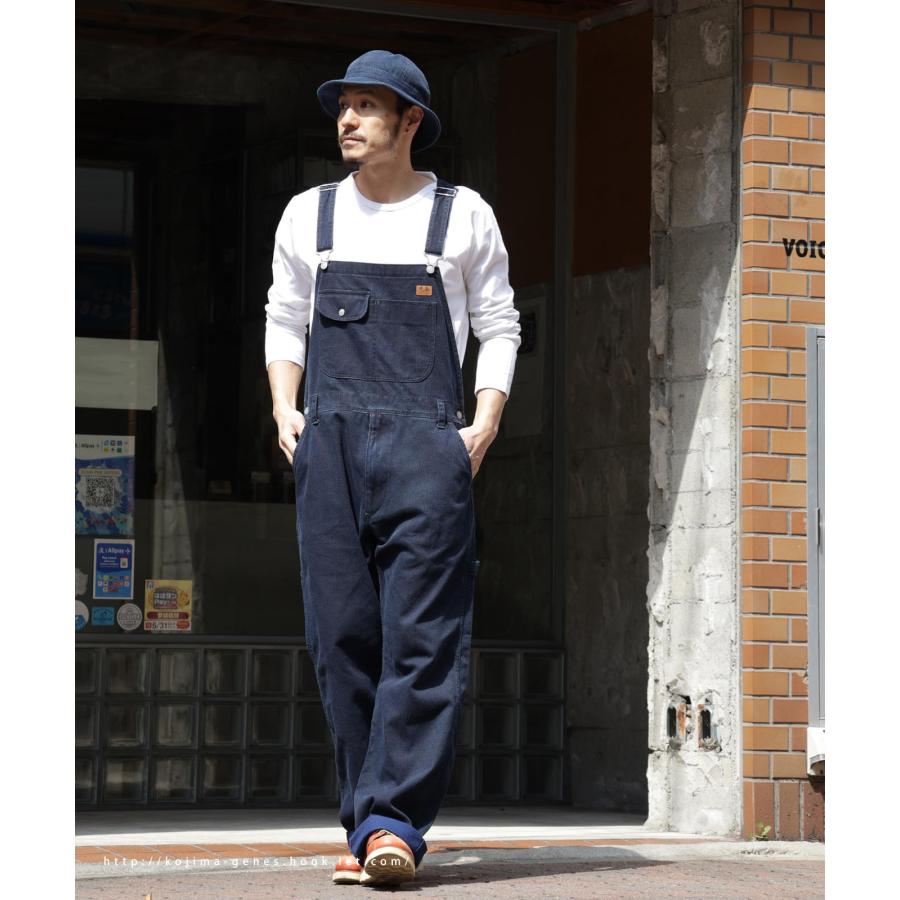 児島ジーンズ 公式通販 刺し子 オーバーオール kojimagenes RNB-1405 | 児島ジーンズ | 18