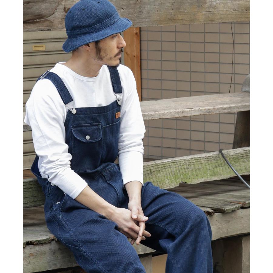 児島ジーンズ 公式通販 刺し子 オーバーオール kojimagenes RNB-1405 | 児島ジーンズ | 04