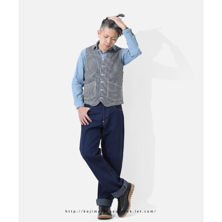 KOJIMAGENES コジマジーンズ　デニムパンツ　ワイド　セルビッチ　濃紺 楽天市場】KOJIMA GENES（児島ジーンズ）15oz. Selvedge Wide