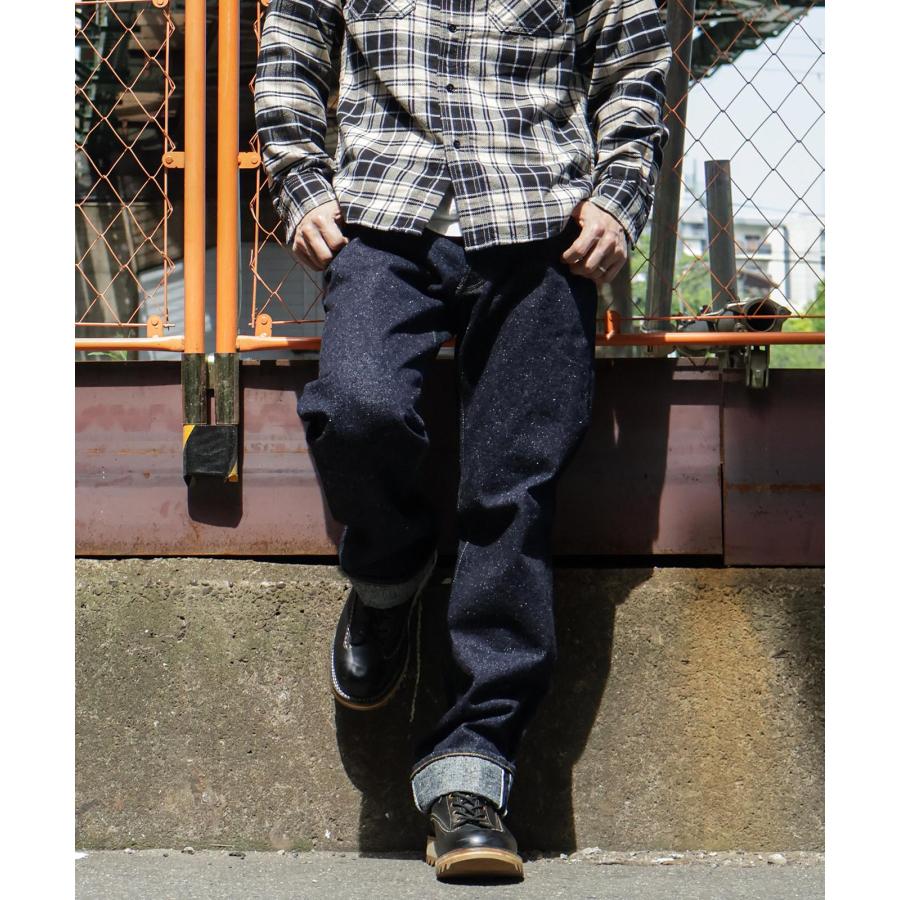 児島ジーンズ 公式通販 20oz セルビッチ ネップデニム ヴィンテージストレート RNB-1411 | 児島ジーンズ | 14