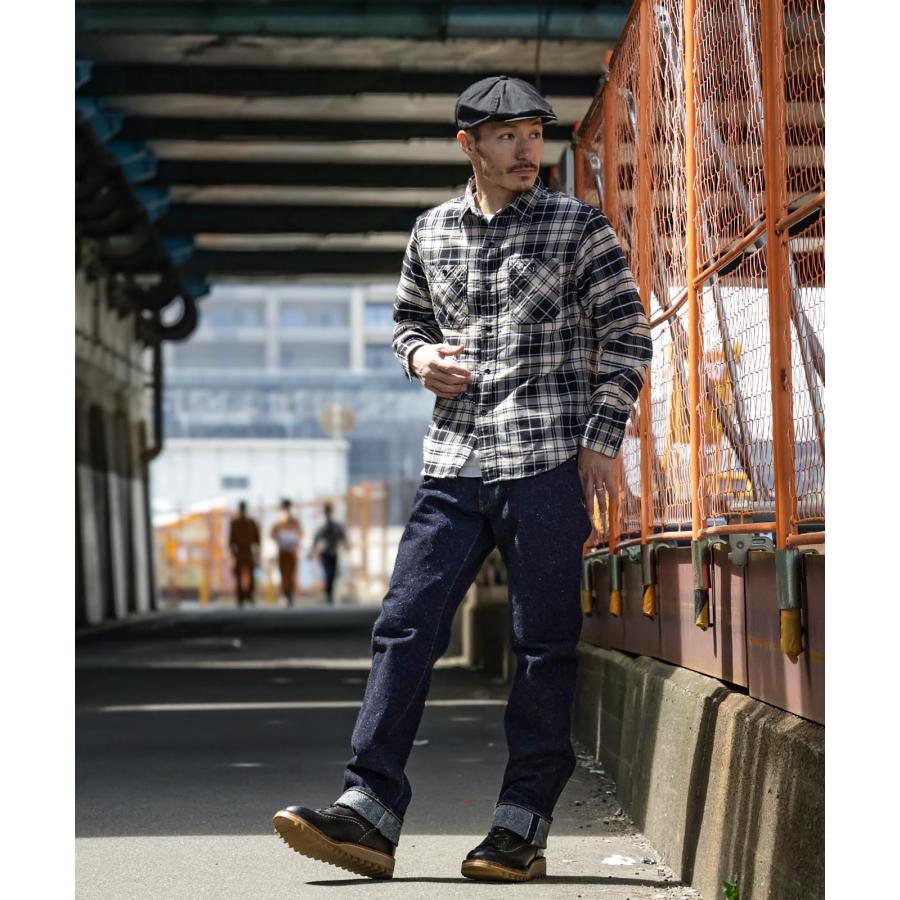 児島ジーンズ 公式通販 20oz セルビッチ ネップデニム ヴィンテージストレート RNB-1411 | 児島ジーンズ | 15