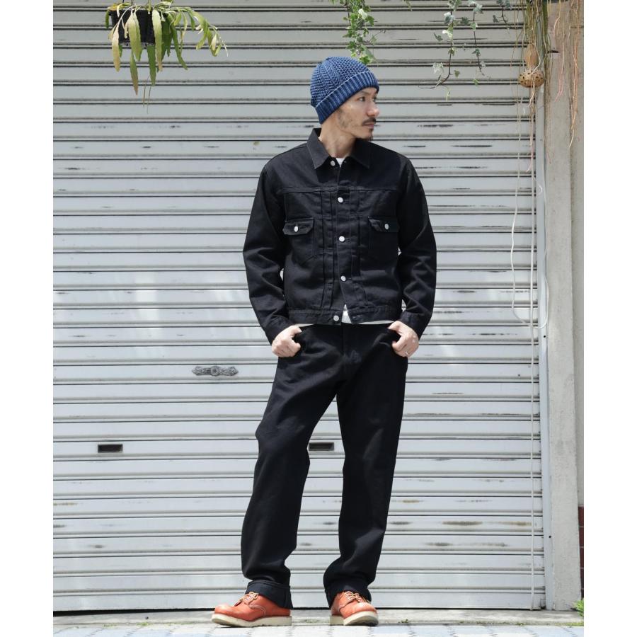 児島ジーンズ 公式通販 13oz ブラックドット セルビッチ ワイドデニム kojimagenes RNB-1412 | 児島ジーンズ | 15