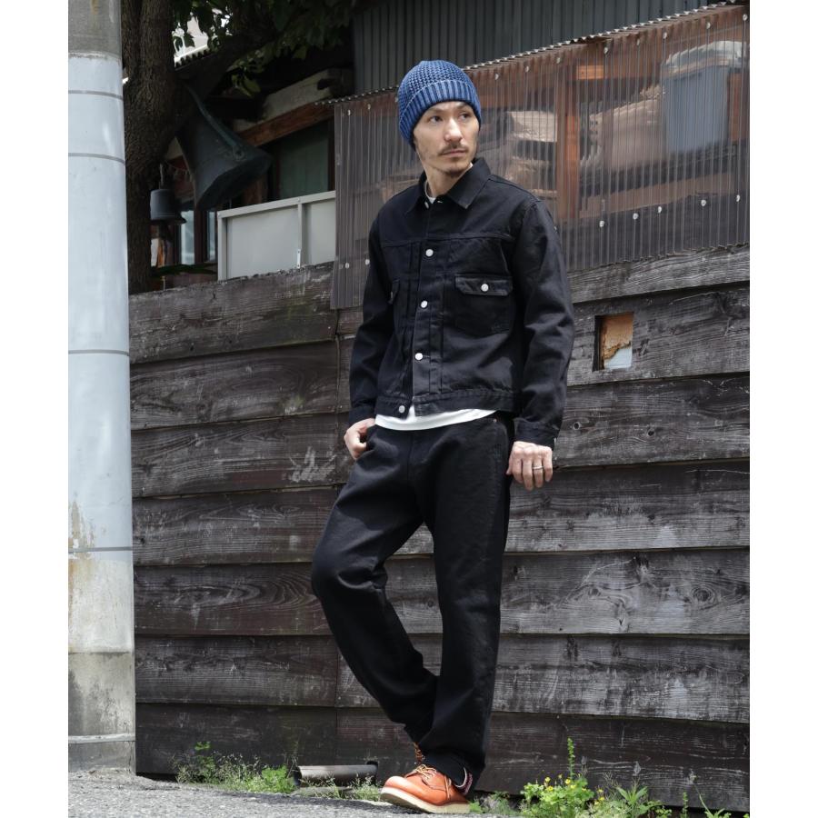 児島ジーンズ 公式通販 13oz ブラックドット セルビッチ ワイドデニム kojimagenes RNB-1412 | 児島ジーンズ | 04