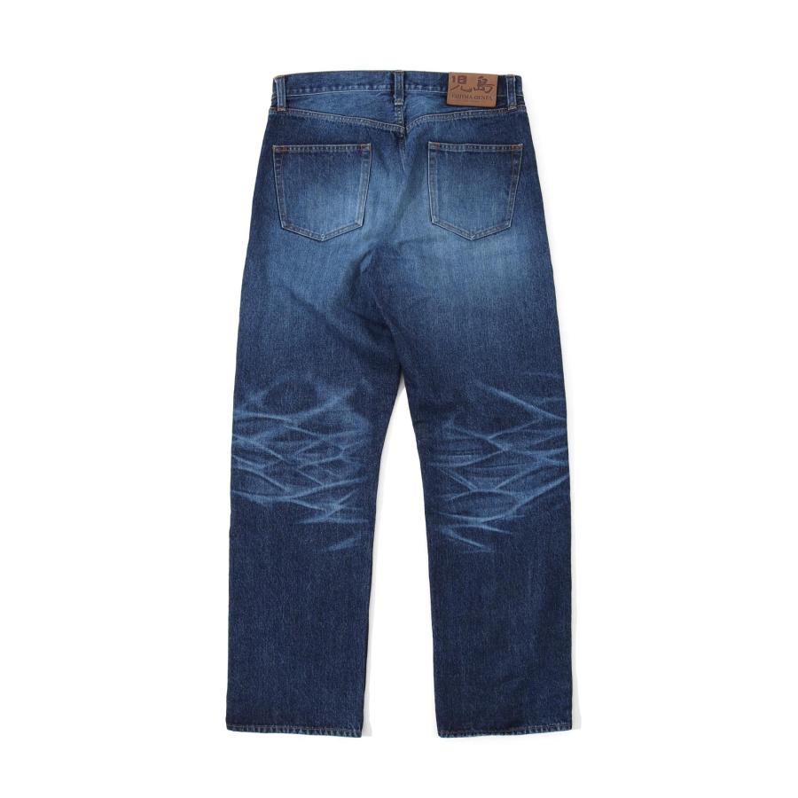 児島ジーンズ 公式通販 13oz ワイドパンツ ユーズドウェル RNB-1417 | 児島ジーンズ | 03