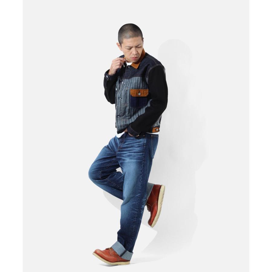 児島ジーンズ 公式通販 13oz ワイドパンツ ユーズドウェル RNB-1417 | 児島ジーンズ | 09