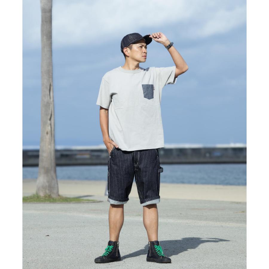 児島ジーンズ 公式通販 13oz ウォバッシュ ペインターショーツ RNB-1418 | 児島ジーンズ | 14