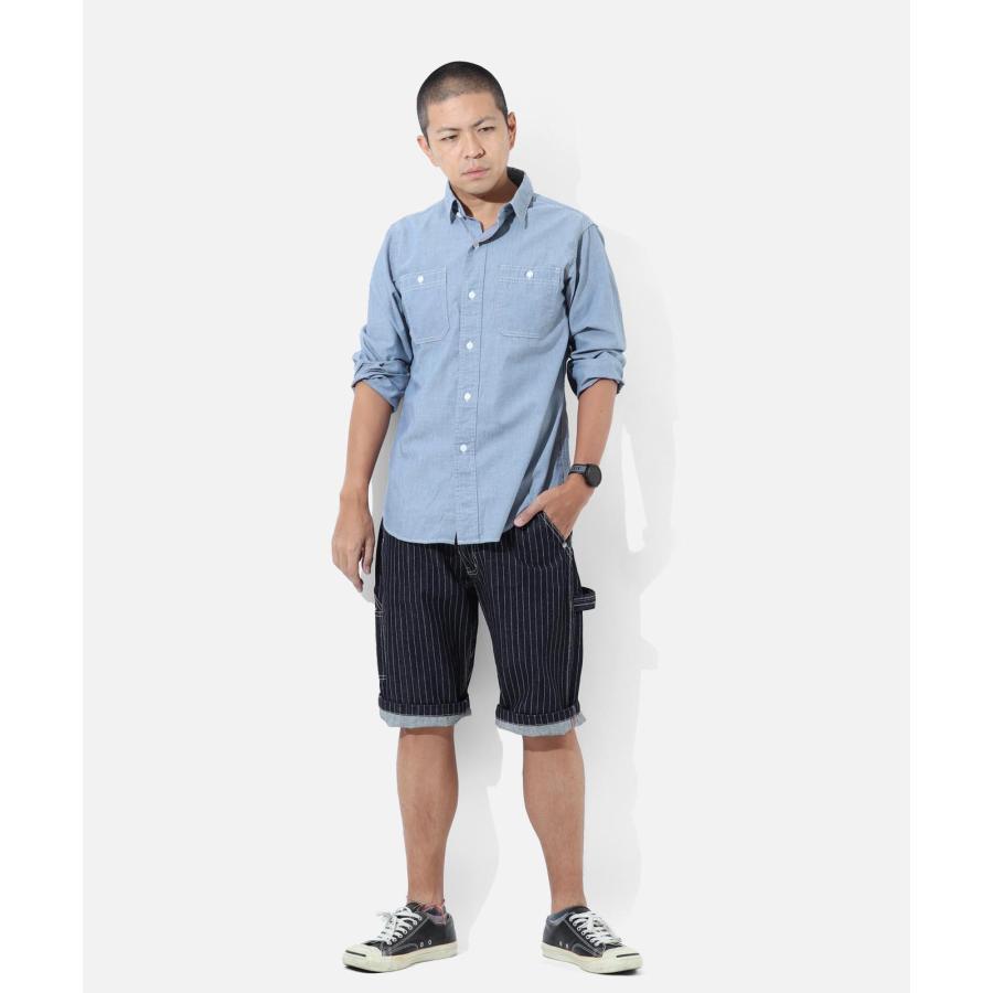 児島ジーンズ 公式通販 13oz ウォバッシュ ペインターショーツ RNB-1418 | 児島ジーンズ | 08