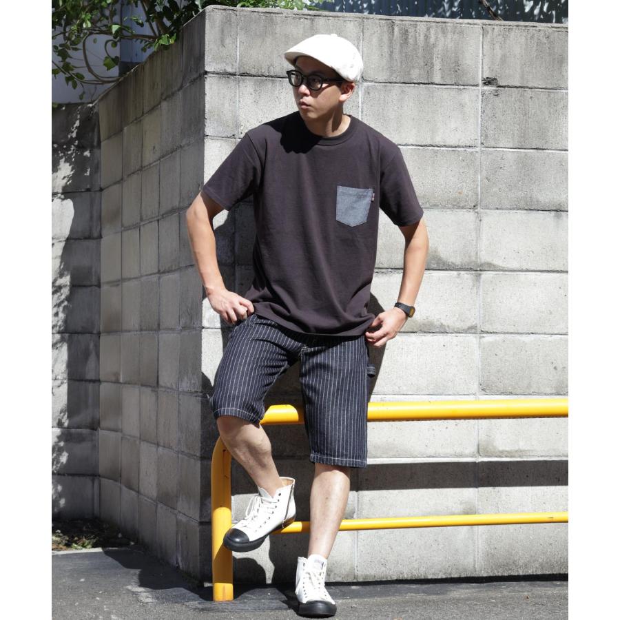 児島ジーンズ 公式通販 13oz ウォバッシュ コンボ ペインターショーツ RNB-1418C | 児島ジーンズ | 13