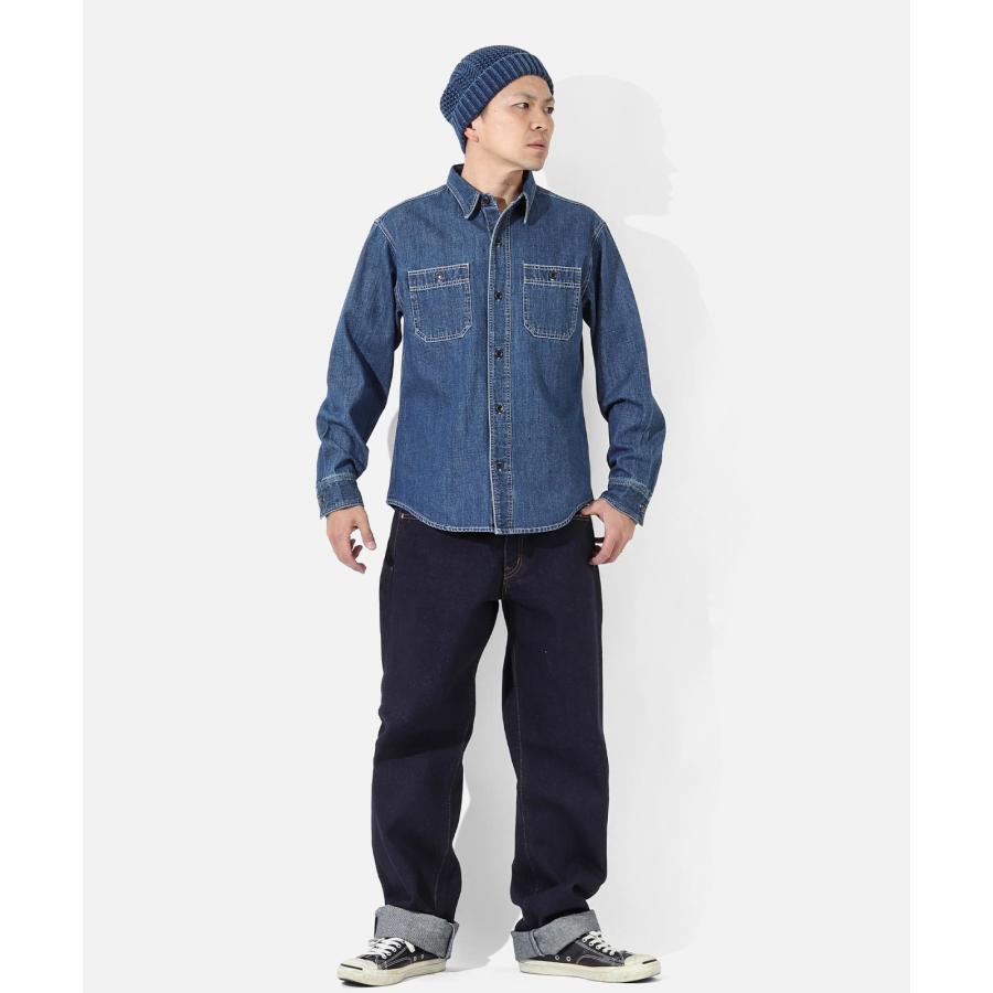 児島ジーンズ 公式通販 22oz セルビッチ ワイド デニム RNB-1427 | 児島ジーンズ | 05