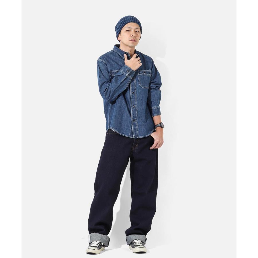児島ジーンズ 公式通販 22oz セルビッチ ワイド デニム RNB-1427 | 児島ジーンズ | 07