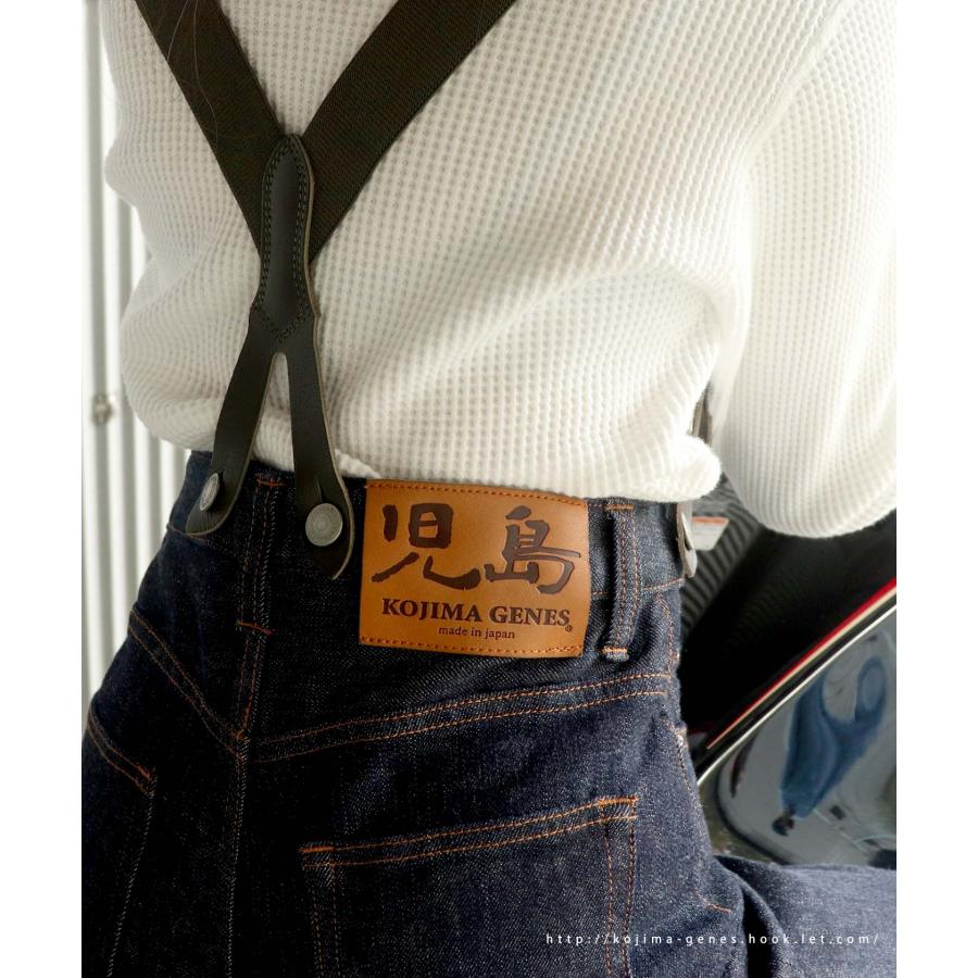 ★超希少　新品　トゥルーレリジョン　サスペンダー付きデニム　32 児島ジーンズ 13oz ストレッチ サイスペンダー付き ワイドデニム