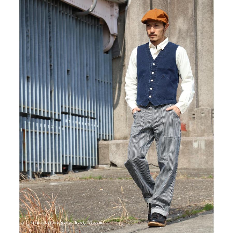 児島ジーンズ 公式通販 富士金梅 刺し子 ベスト kojimagenes
