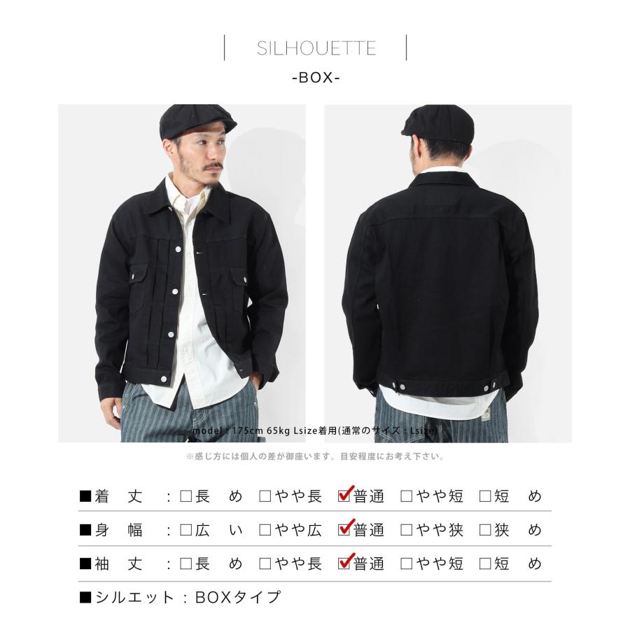 児島ジーンズ 公式通販 ストレッチ ブラックデニム 2nd ジャケット kojimagenes | 児島ジーンズ | 12