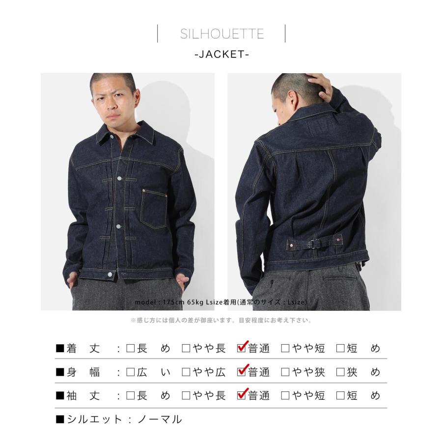 児島ジーンズ 公式通販 17oz 左綾 セルビッチ デニムジャケット 大戦モデル ピンク耳 kojimagenes | 児島ジーンズ | 12