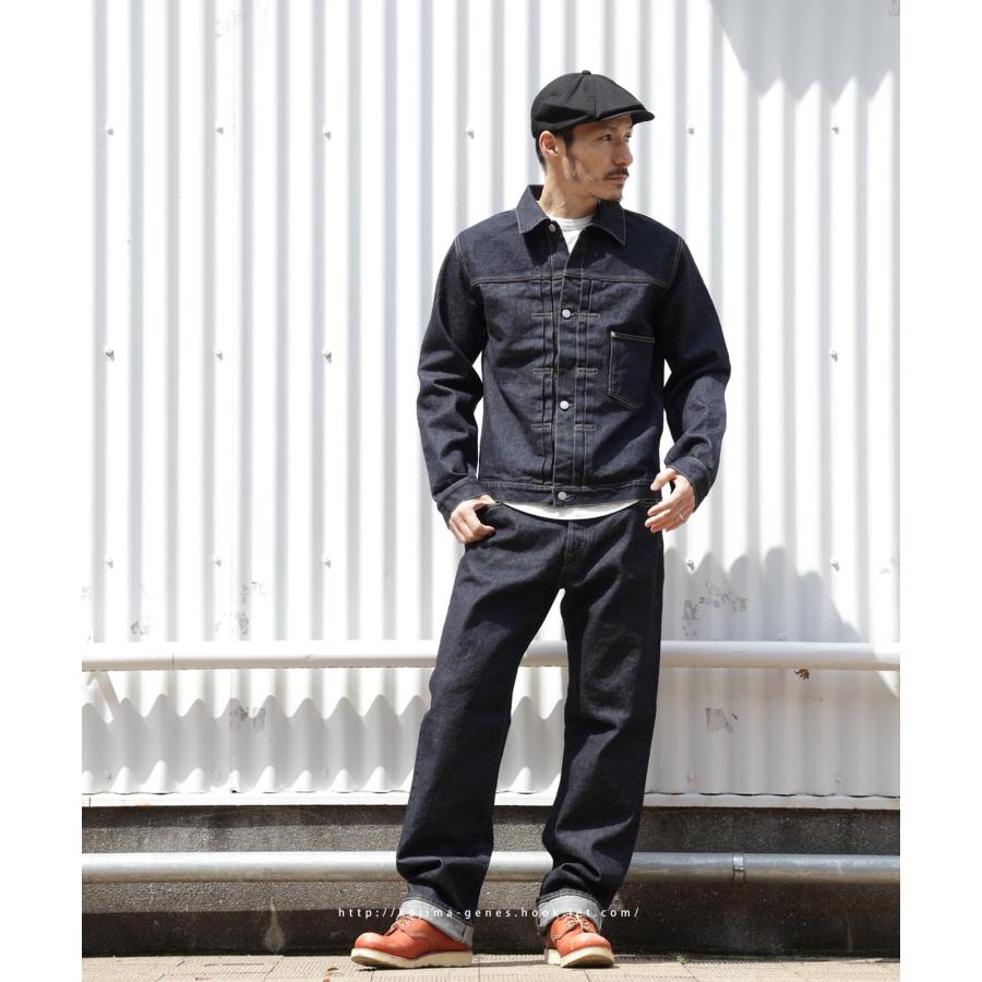 児島ジーンズ 公式通販 17oz 左綾 セルビッチ デニムジャケット 大戦モデル ピンク耳 kojimagenes | 児島ジーンズ | 16