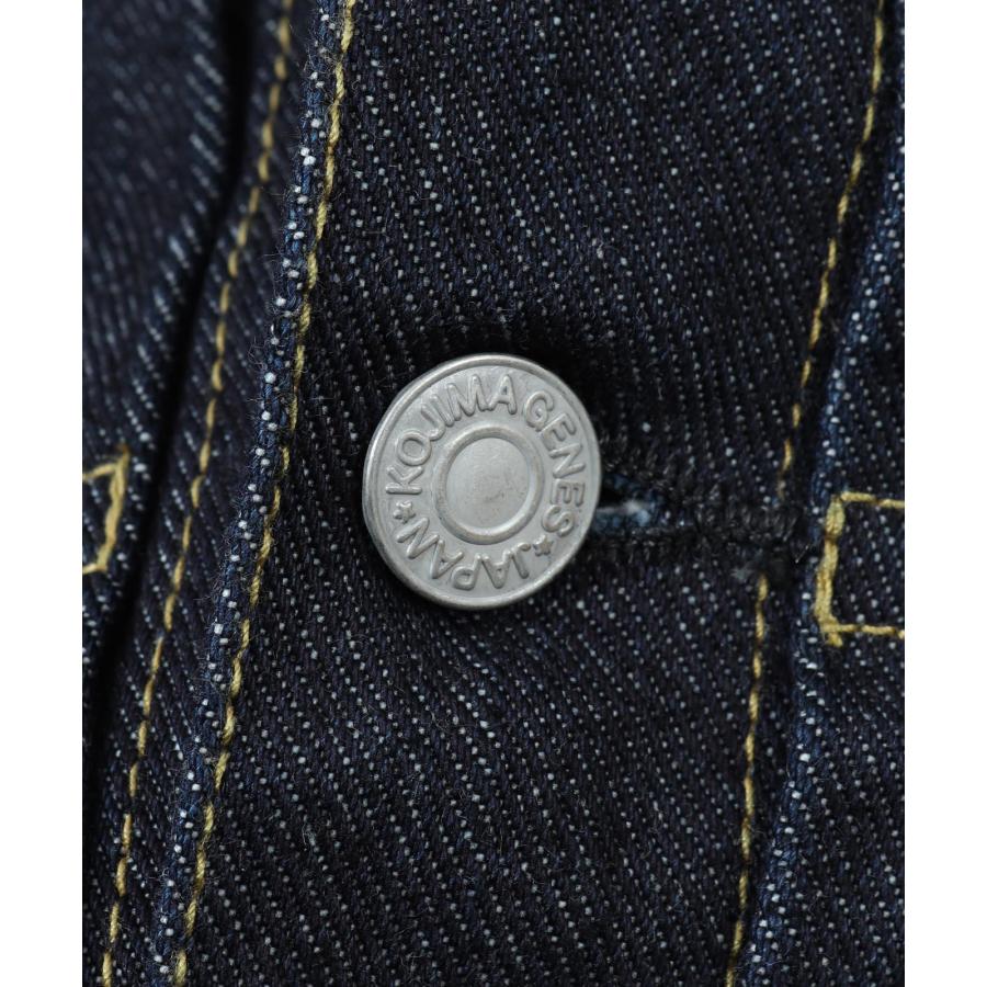 児島ジーンズ 公式通販 17oz 左綾 セルビッチ デニムジャケット 大戦モデル ピンク耳 kojimagenes RNB-5066 | 児島ジーンズ | 16