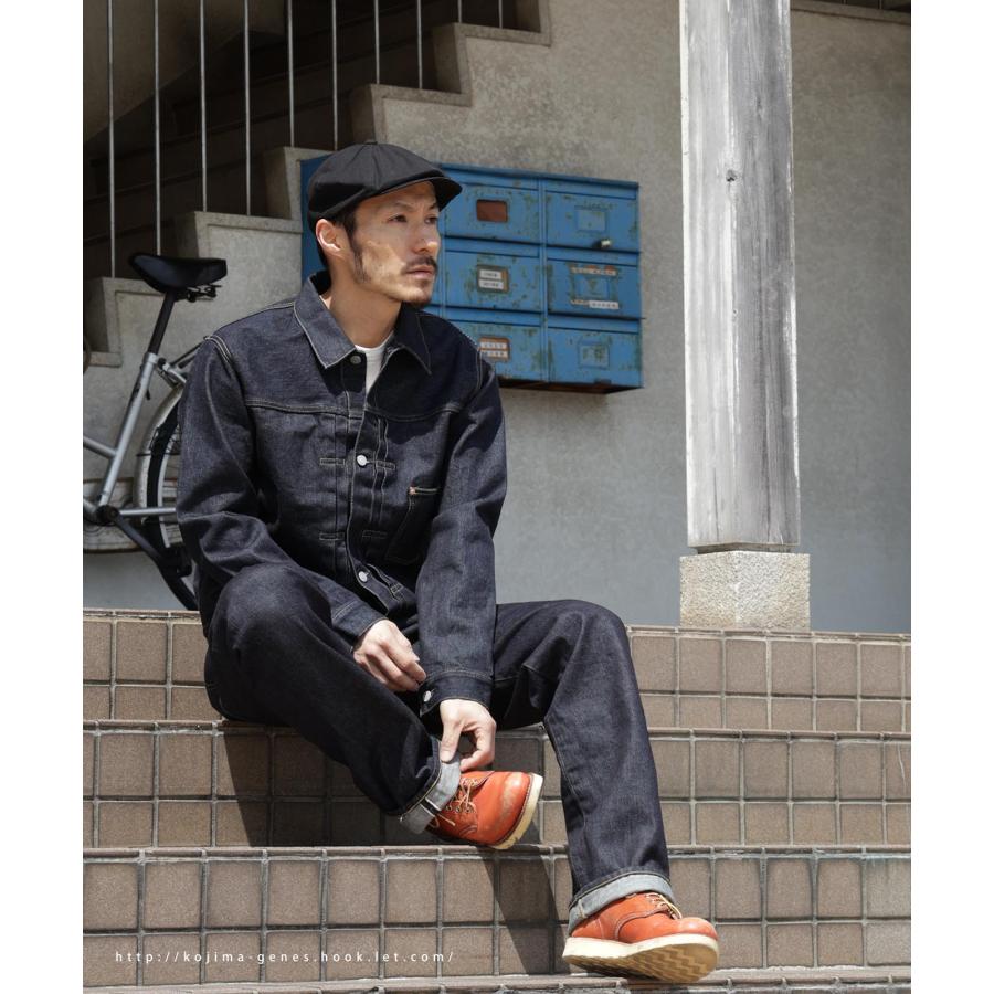 児島ジーンズ 公式通販 17oz 左綾 セルビッチ デニムジャケット 大戦モデル ピンク耳 kojimagenes | 児島ジーンズ | 18