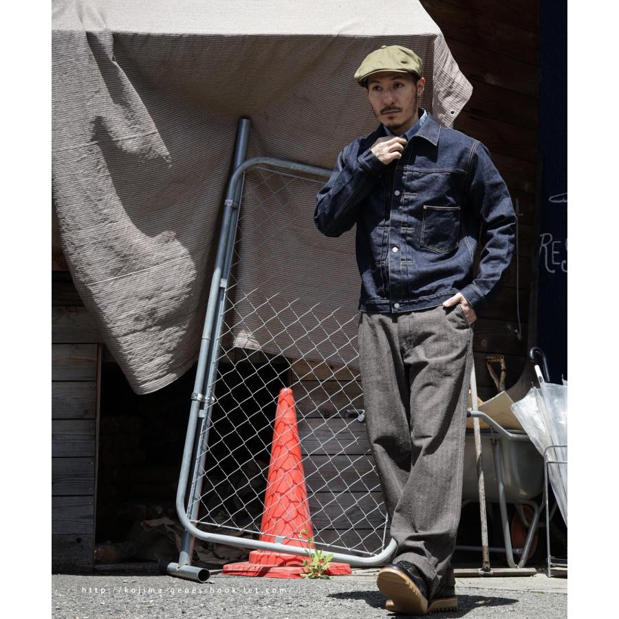 児島ジーンズ 公式通販 17oz 左綾 セルビッチ デニムジャケット 大戦モデル ピンク耳 kojimagenes | 児島ジーンズ | 19