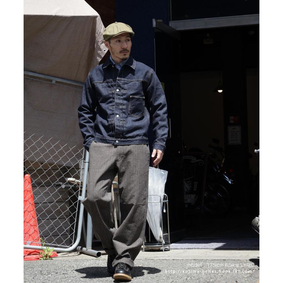 児島ジーンズ 公式通販 17oz 左綾 セルビッチ デニムジャケット 大戦モデル ピンク耳 kojimagenes | 児島ジーンズ | 04