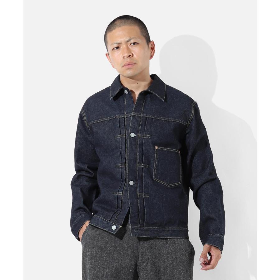 児島ジーンズ 公式通販 17oz 左綾 セルビッチ デニムジャケット 大戦