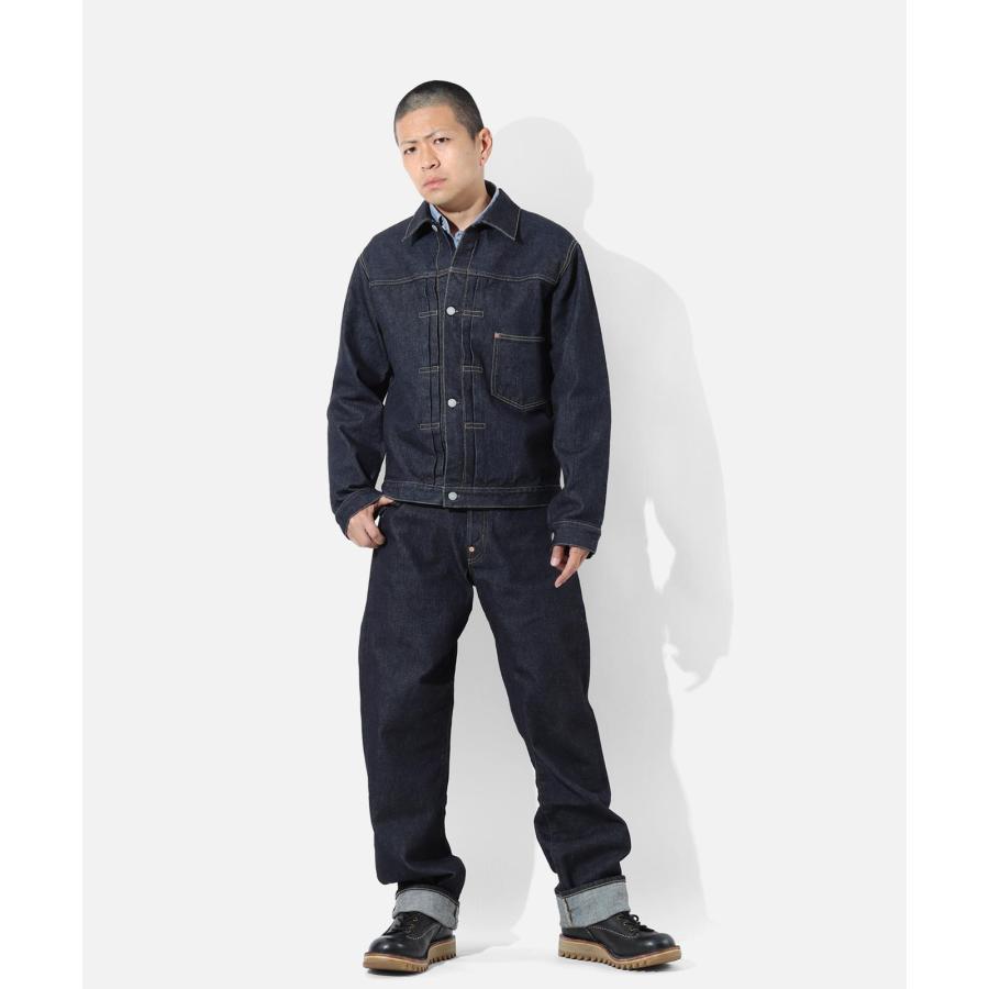 児島ジーンズ 公式通販 17oz 左綾 セルビッチ デニムジャケット 大戦モデル ピンク耳 kojimagenes RNB-5066 | 児島ジーンズ | 06