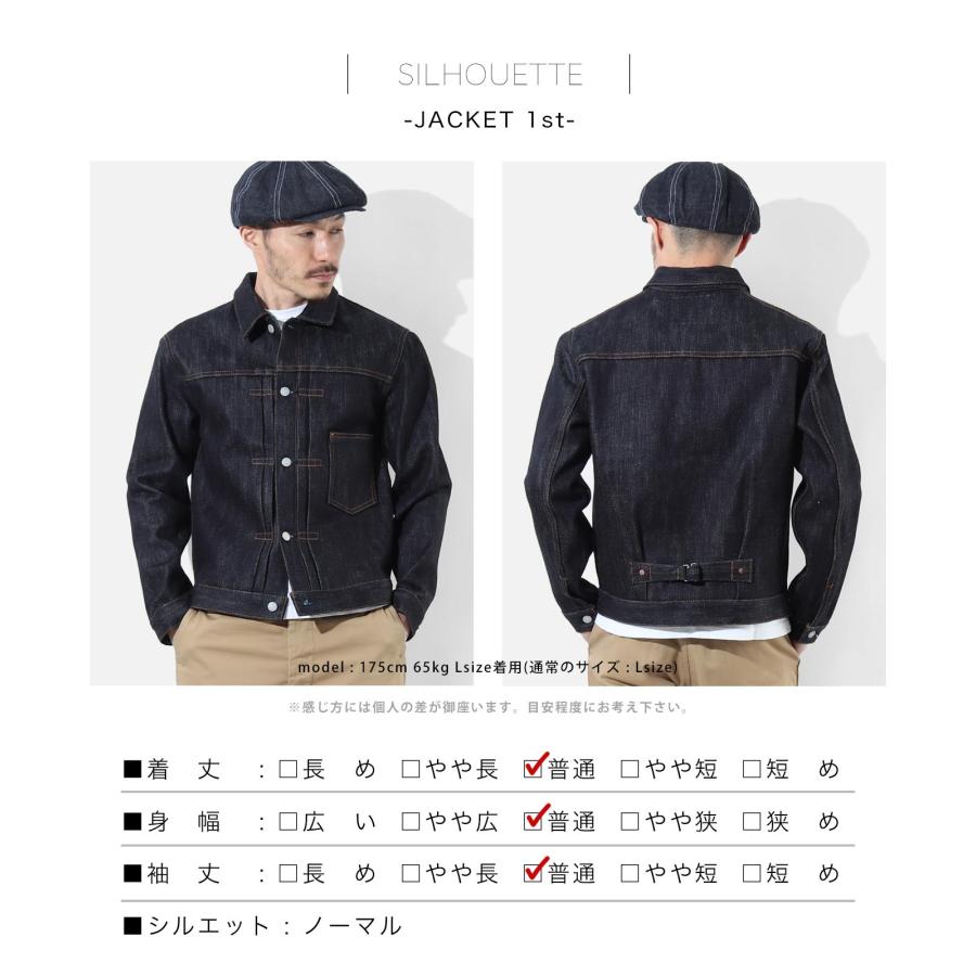 児島ジーンズ 公式通販 23oz セルビッチ デニムジャケット 1st type kojimagenes | 児島ジーンズ | 13