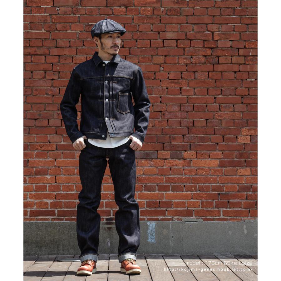 児島ジーンズ 公式通販 23oz セルビッチ デニムジャケット 1st