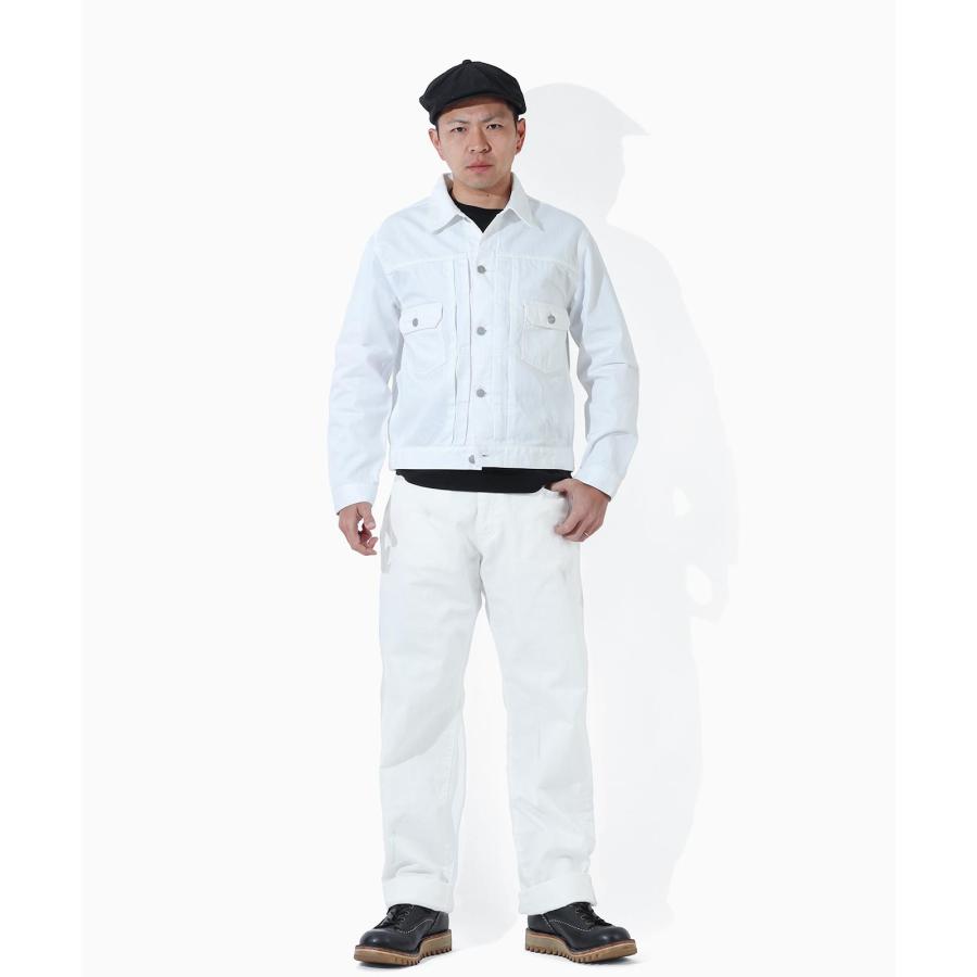 児島ジーンズ 公式通販 9oz ジンバブエ ホワイトデニムジャケット 2nd type RNB-5081 | 児島ジーンズ | 05