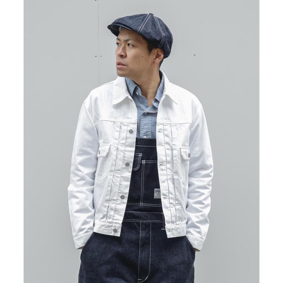 児島ジーンズ 公式通販 9oz ジンバブエ ホワイトデニムジャケット 2nd type RNB-5081 | 児島ジーンズ | 10