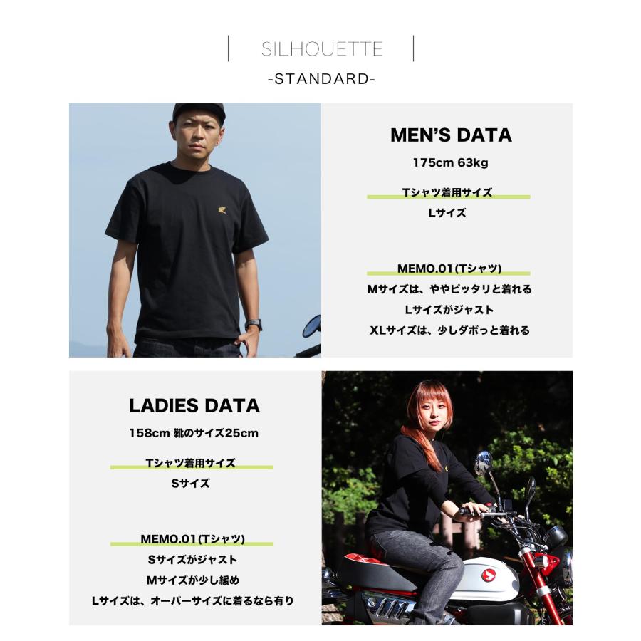 児島ジーンズ 公式通販  HONDA コラボ モンキー コンボ Tシャツ ブラック kojimagenes | 児島ジーンズ | 14