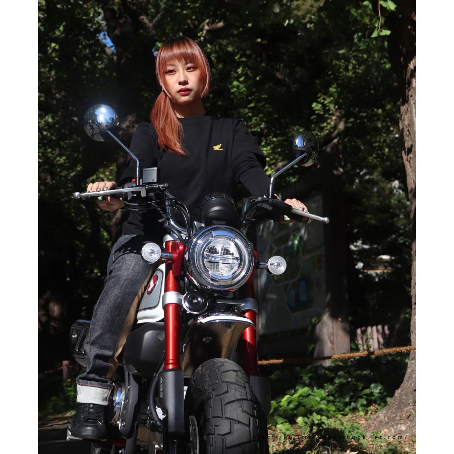児島ジーンズ 公式通販  HONDA コラボ モンキー コンボ Tシャツ ブラック kojimagenes | 児島ジーンズ | 17