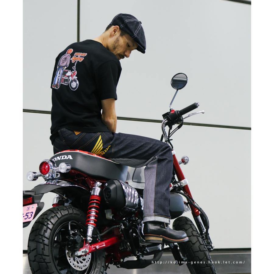 児島ジーンズ 公式通販 HONDA コラボ モンキー コンボ Tシャツ