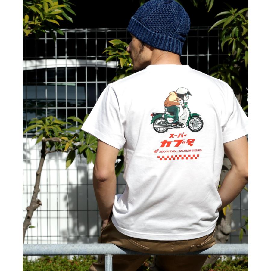 児島ジーンズ 公式通販 HONDA コラボ スーパーカブ Tシャツ