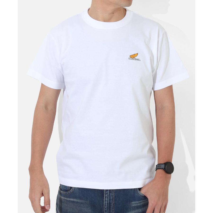 児島ジーンズ 公式通販  HONDA コラボ ワンポイントロゴ Tシャツ kojimagenes RNB-6557 | 児島ジーンズ | 07