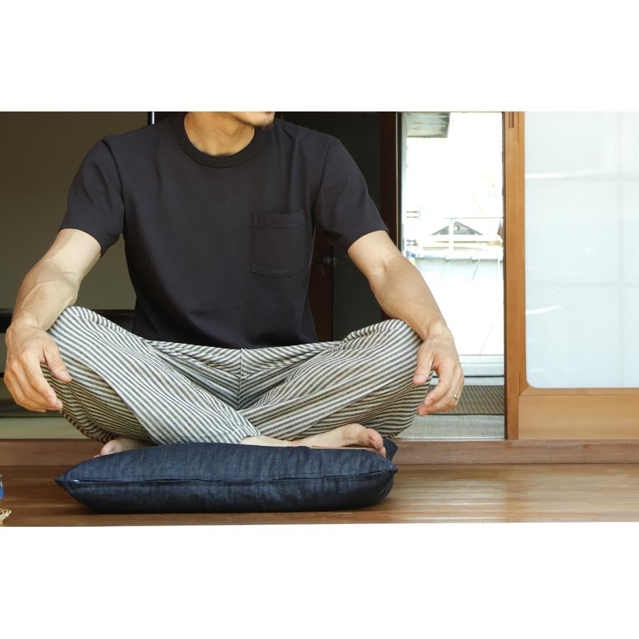 児島ジーンズ 公式通販 デニム座布団クッション Lサイズ kojimagenes