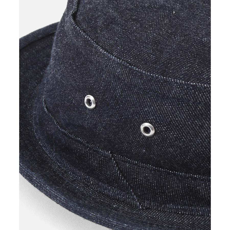 児島ジーンズ 公式通販 富士金梅 ポークパイハット kojimagenes 2カラー インディゴ ブラック RNB-9045 | 児島ジーンズ | 16