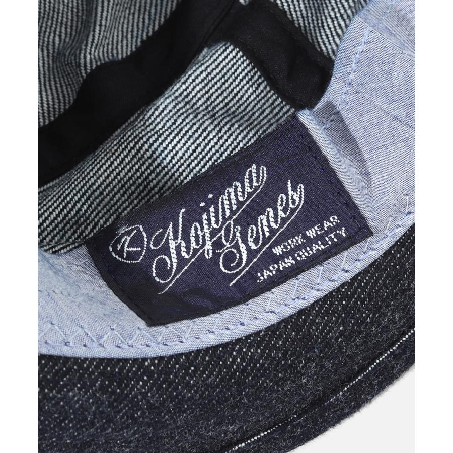 児島ジーンズ 公式通販 富士金梅 ポークパイハット kojimagenes 2カラー インディゴ ブラック RNB-9045 | 児島ジーンズ | 18