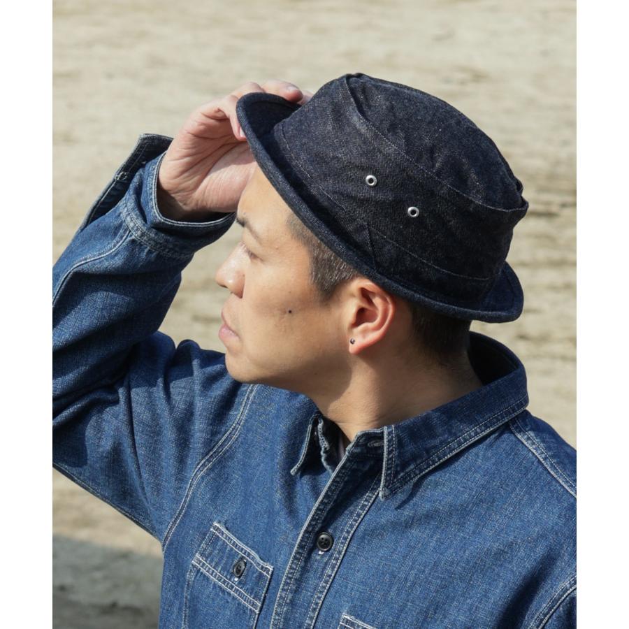 児島ジーンズ 公式通販 富士金梅 ポークパイハット kojimagenes 2カラー インディゴ ブラック RNB-9045 | 児島ジーンズ | 11