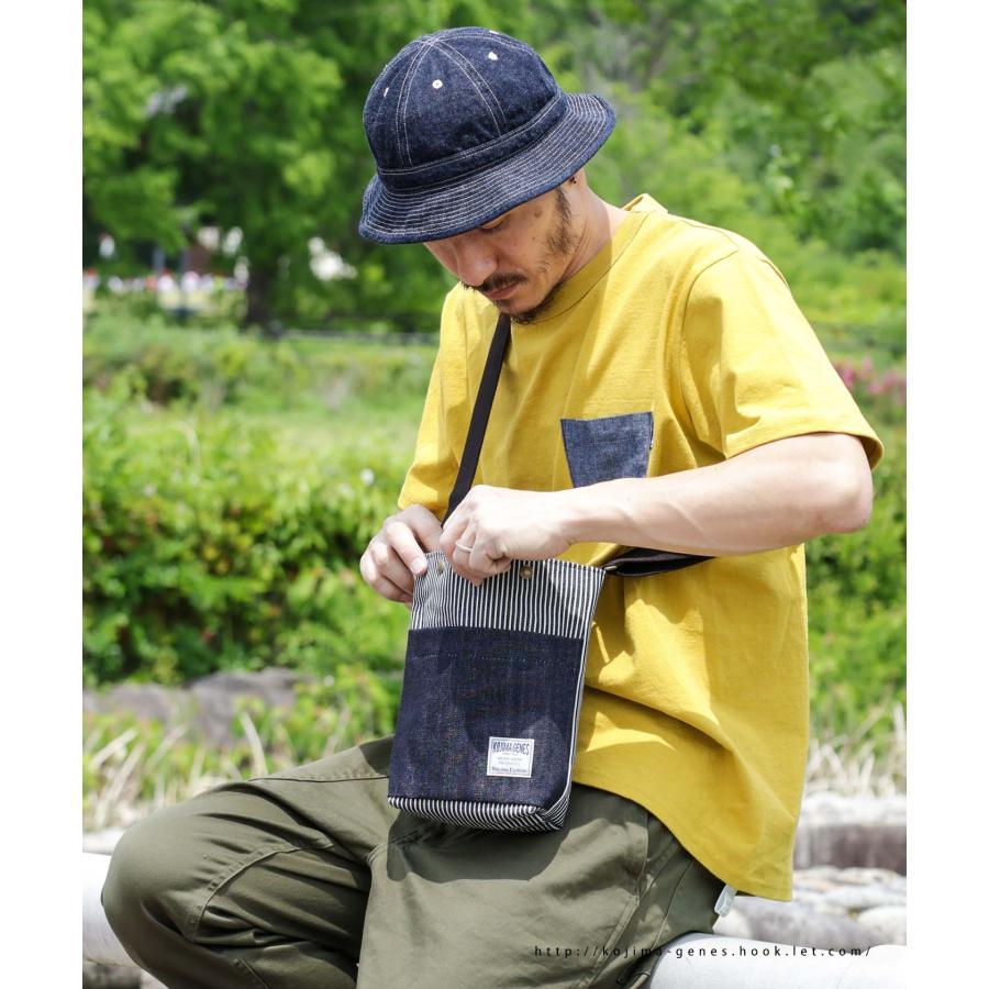 児島ジーンズ 公式通販 デニム＆ヒッコリーショルダーバック