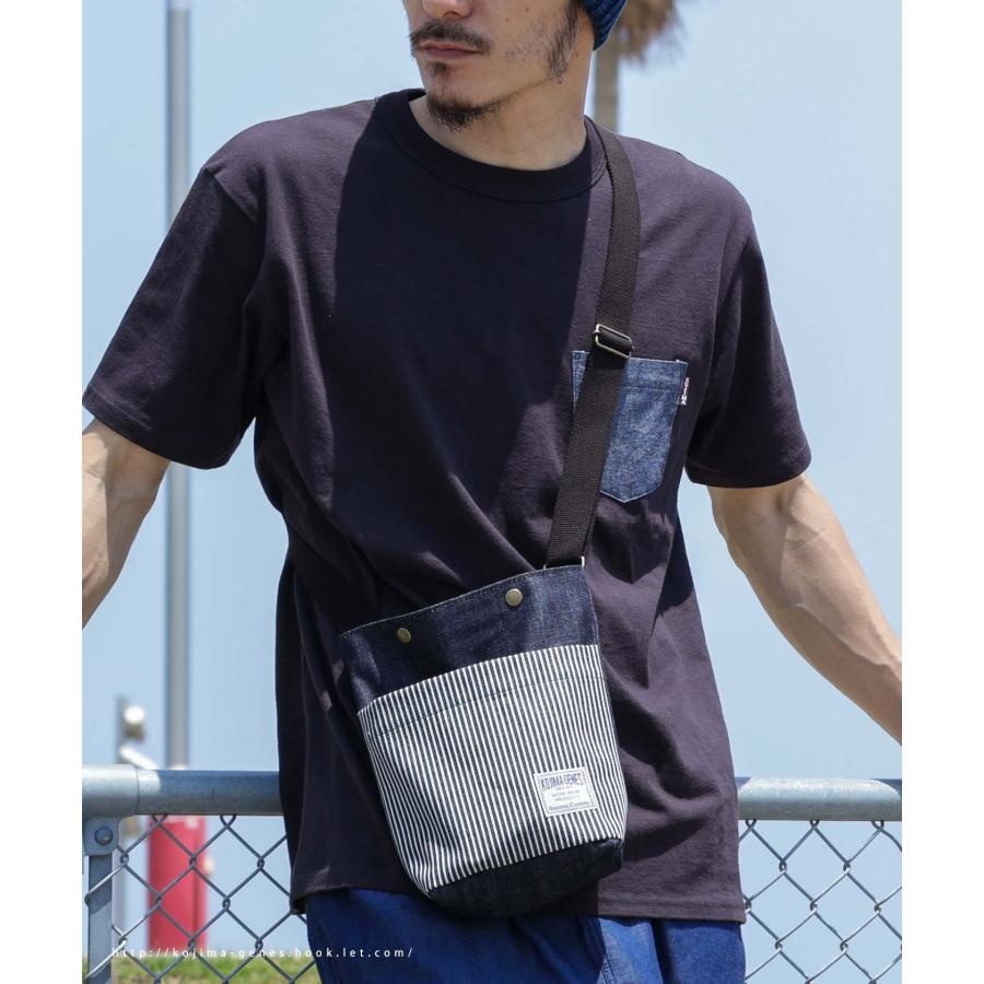 児島ジーンズ 公式通販 デニム＆ヒッコリーショルダーバック