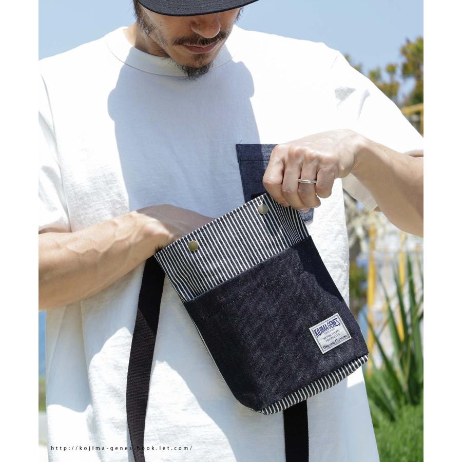 児島ジーンズ 公式通販 デニム＆ヒッコリーショルダーバック