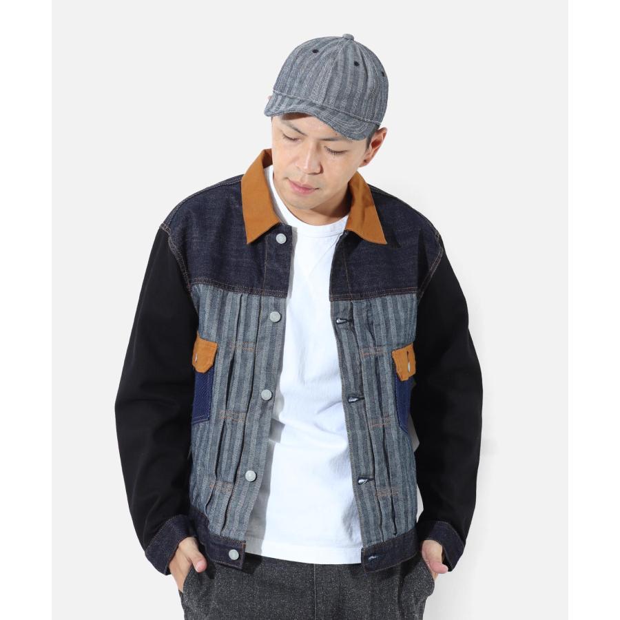 児島ジーンズ 公式通販 6パネル キャップ RNB-9078 デニム ヒッコリー ヘリンボーン 帽子 | 児島ジーンズ | 16