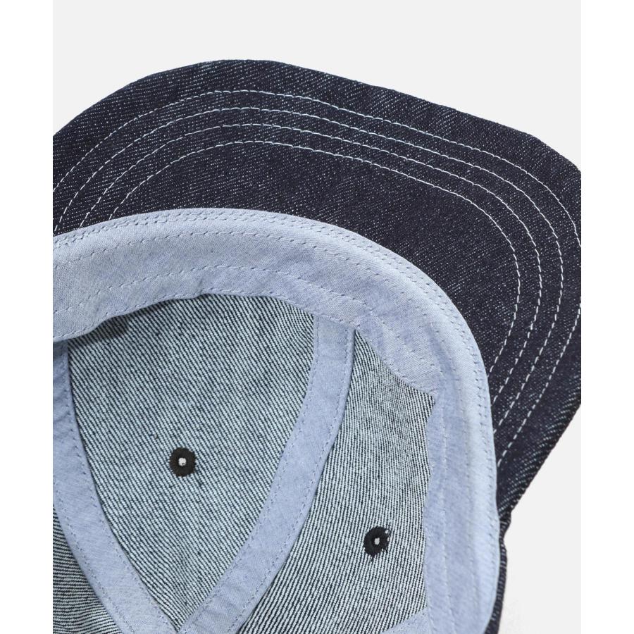 児島ジーンズ 公式通販 6パネル キャップ RNB-9078 デニム ヒッコリー ヘリンボーン 帽子 | 児島ジーンズ | 21