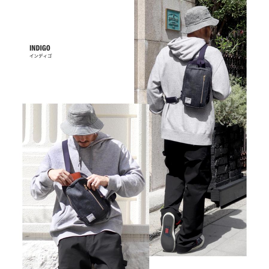 児島ジーンズ 公式通販 ボディバッグ バッグ ショルダーバッグ デニム ウォバッシュ ヒッコリー 【RNB-953】 | 児島ジーンズ | 19
