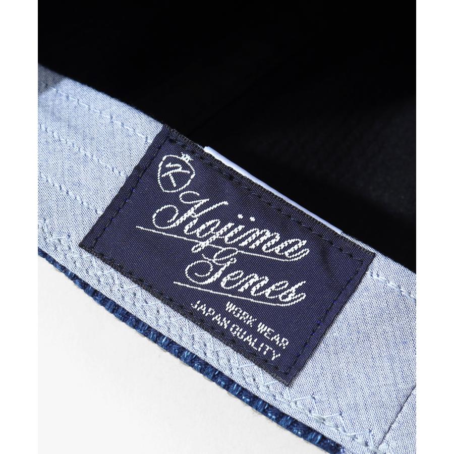 児島ジーンズ 公式通販 インディゴ 刺し子 キャスケット kojimagenes RNB-986S | 児島ジーンズ | 15