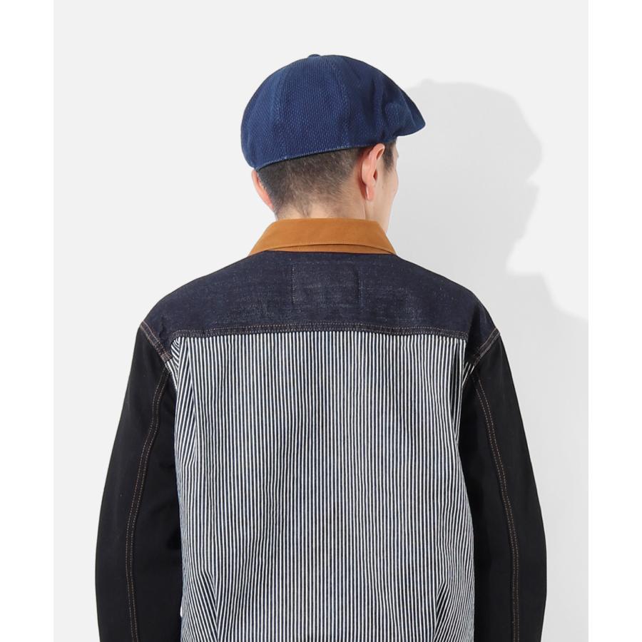 児島ジーンズ 公式通販 インディゴ 刺し子 キャスケット kojimagenes RNB-986S | 児島ジーンズ | 04