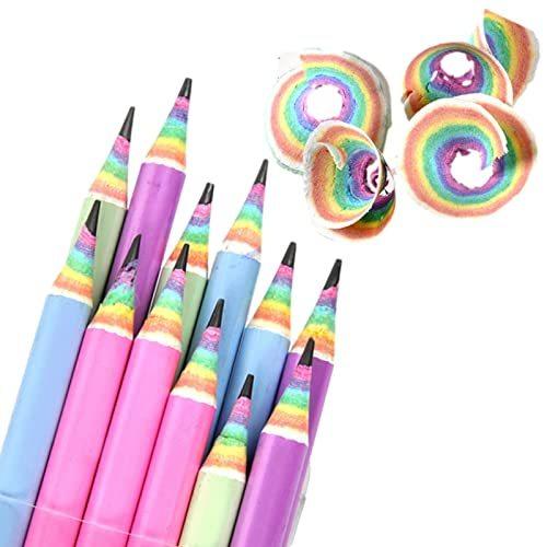 Copeflap 鉛筆 Hb 虹色鉛筆 おしゃれ鉛筆 おもしろ文房具 小学生 プレゼント かわいい 1ダース Hb S 2714 Hoola Store 通販 Yahoo ショッピング